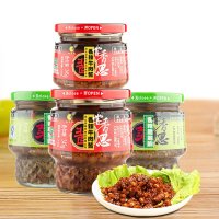 【3.8特惠限购50份】潜江特产尝香思 牛肉酱245g*2瓶 脆脆响225g*2瓶 共4瓶