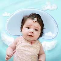 oinme/艾茵美 婴儿定型枕 月亮型宝宝枕头 婴童枕头用品 0-1岁