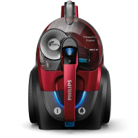 飞利浦(Philips) 吸尘器 家用遥控大功率地毯吸尘器 干式除螨 尘桶2L容量暗红色FC9735/81-高端新配置