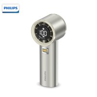 飞利浦 风宝手持风扇长续航100档超高速大风力USB充电便携随身小电扇户外野餐风扇 ACR4142MPF