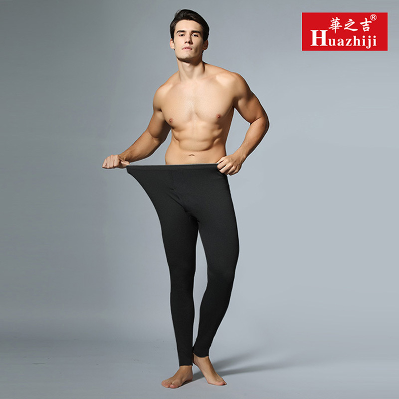 华之吉加绒保暖裤 加棉绒秋裤棉裤线裤衬裤棉毛裤保暖裤男