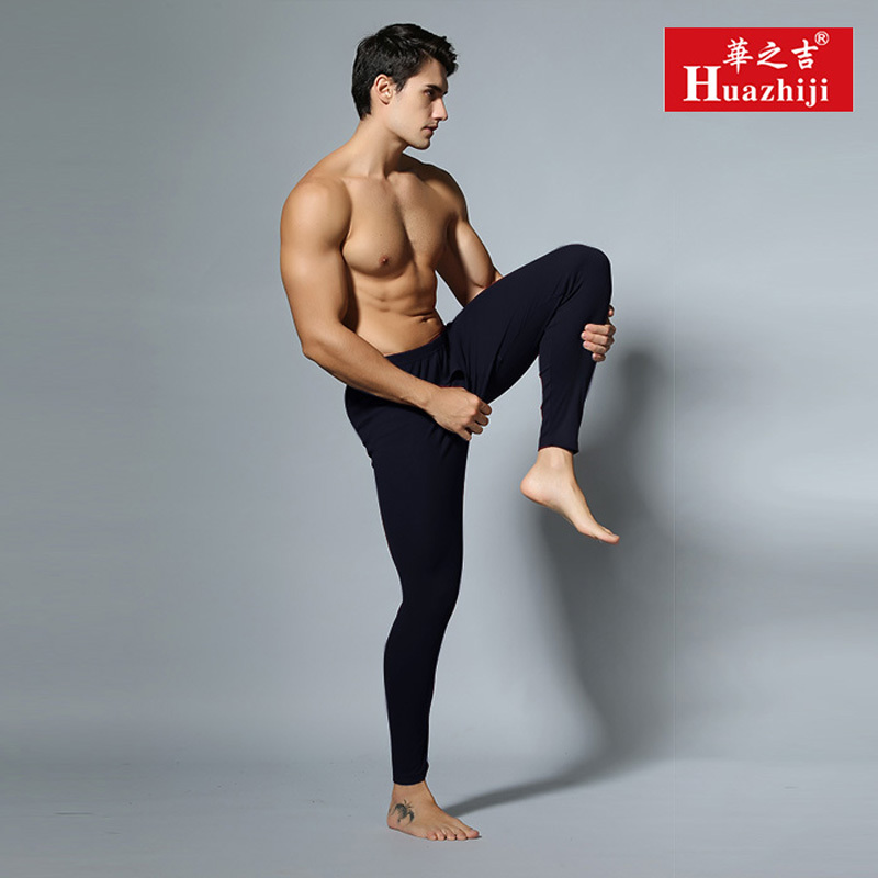 华之吉加绒保暖裤 加棉绒秋裤棉裤线裤衬裤棉毛裤保暖裤男