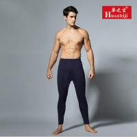 华之吉男士莱卡棉秋裤 棉毛裤线裤衬裤薄款保暖裤男