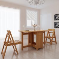 乐庭家具 实木餐桌 伸缩折叠餐桌 橡胶木餐桌椅套装组合 多功能书桌 饭桌 一桌四椅 配送