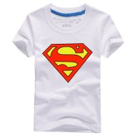 承翼 新款短袖T恤女士情侣装夏装 休闲修身韩版潮男女半袖衫大码印花 BN-超人