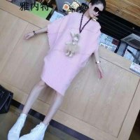 雅内特2015秋款时尚羊毛连衣裙送公仔女N135118#6960