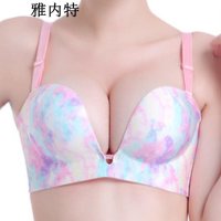 雅内特2015光面星空侧收无痕聚拢调整文胸套装JE00942#1017