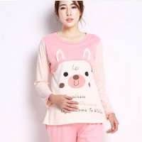 加厚貂绒孕妇月子装 哺乳衣套装XC304747#8002