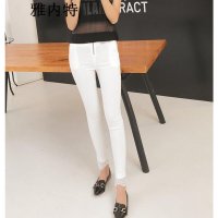 雅内特2015新款捷毛蕾丝拼接小脚打底裤女G40430#577