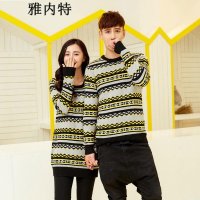 雅内特2015时尚搭配情侣黄色毛衣衫女连衣裙 N90245#3989