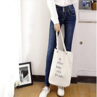 新款 高腰显瘦纽扣小脚牛仔裤女