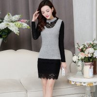 新款韩版大码女装潮上衣加厚打底衫女