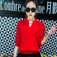 216女士韩版宽松时尚百搭打底衫短裙两件套装裙