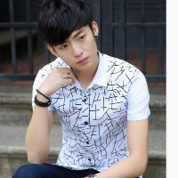 雅内特2016男装夏季修身短袖衬衫休闲衬衣