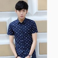 雅内特男士春夏装韩版修身短袖衬衣