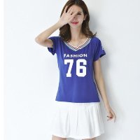 2016夏韩版女装短袖休闲运动套装