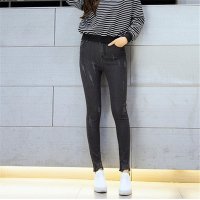 2016女装新款韩版抓纹弹力修身牛仔裤