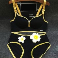 2016新款女士性感内衣一片式无痕无钢圈文胸调整内裤套装1