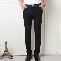2016夏季新款男式休闲裤修身弹力小脚裤2
