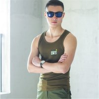 2016夏季男款弹力T恤 贴身背心 打底外穿男士T恤2