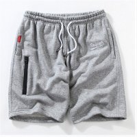 2016夏季男装工装后袋 拼接防水拉链 刺绣休闲短裤