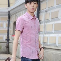 2016新款夏季男装韩版休闲短袖衬衫
