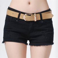 2016新款破洞牛仔短裤女潮宽松热裤大码夏季热裤