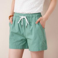 2016夏款韩版休闲裤棉麻大码亚麻宽松舒适五分裤女