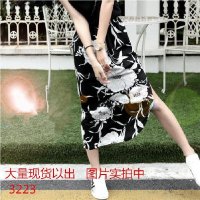 2016夏季印花雪纺修身半身裙沙滩裙直筒裙包臀裙中长裙女