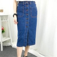 2016夏装新款直筒显瘦半身裙时髦中长款包臀裙