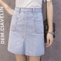 2016夏季新款韩版修身显瘦牛仔半身裙女短裙