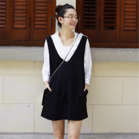 2016夏装新款胖MM加肥大宽松连体背带裤女韩版阔腿短裤