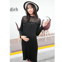 2016秋装女韩版孕妇装宽松大码孕妇连衣裙