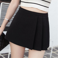 2016新款女装韩版短裤女夏超级无敌百搭半百褶俏皮裙裤