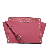 MICHAEL KORS迈克·科尔斯 牛皮女士7颗铆钉笑脸单肩包30T3GSMM2L