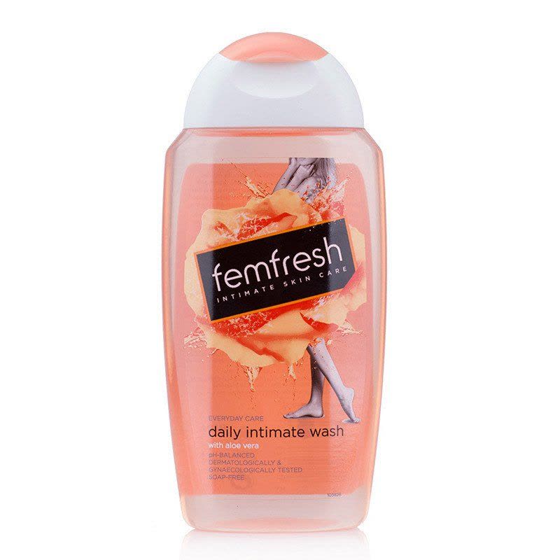 英国femfresh芳芯女性私处护理液250ml 百合香味图片