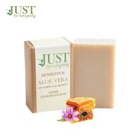 英国JUST SOAP手工皂 多功效洁面沐浴皂100g 芦荟维他命E蜂蜜皂