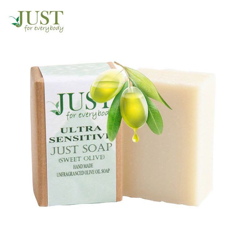 英国JUST SOAP手工皂 多功效洁面沐浴皂100g 甜橄榄精油冷制手工皂图片