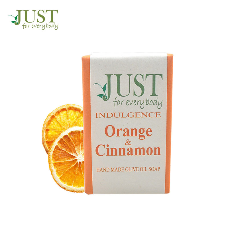 英国JUST SOAP手工皂 香橙肉桂精油皂洁面沐浴皂100g 含多种植物精油 100%天然成分