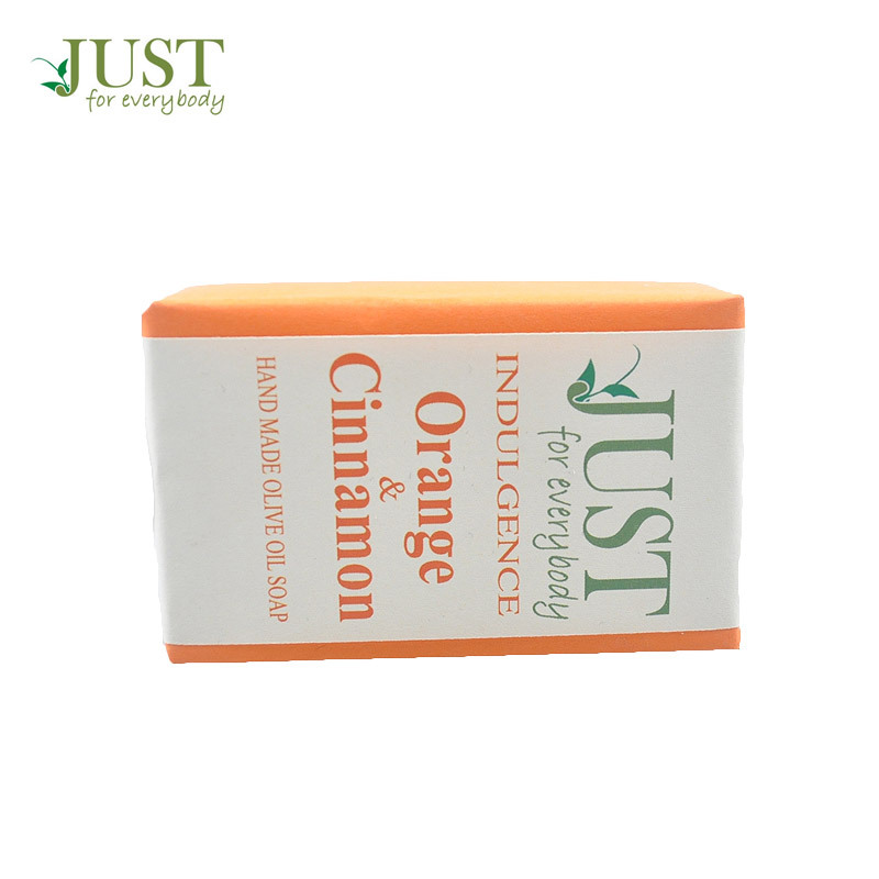 英国JUST SOAP手工皂 香橙肉桂精油皂洁面沐浴皂100g 含多种植物精油 100%天然成分