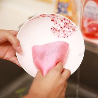 韩国鱼鳞抹布洗碗吸水布镜面玻璃擦超细纤维瓷砖擦拭巾厨房清洁布