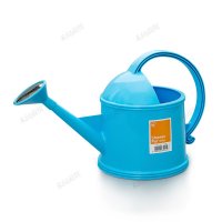日本爱丽思 浇花壶 洒水壶 长嘴浇水壶 塑料养花壶 浇花喷水壶 2.2L 浅蓝色