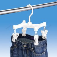 日本 晾晒夹 裤架 裤夹 晒衣夹 晾衣架 衣架 晾裤夹 W-373