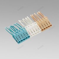 日本 晒衣夹 衣物夹 晾晒夹 晾衣夹 塑料夹子 衣夹 超值装 15枚