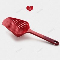 英国JOSEPH 漏勺过滤网大号捞面勺漏油勺沥水勺耐高温油炸捞勺 红色