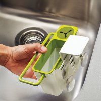 英国JOSEPH厨房置物架水槽海绵架洗碗百洁布收纳架沥水架吸盘挂架