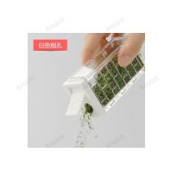 日本进口inomata 调味瓶 调料瓶 调味罐 胡椒粉瓶 调味盒 孜然瓶 粗孔白色