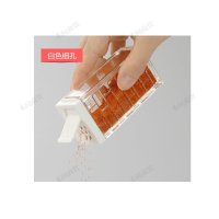 日本进口inomata 调味瓶 调料瓶 调味罐 胡椒粉瓶 调味盒 孜然瓶 细孔白色