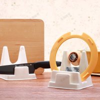 日本 砧板架锅盖收纳架刀架案板菜板架塑料置物架储物架