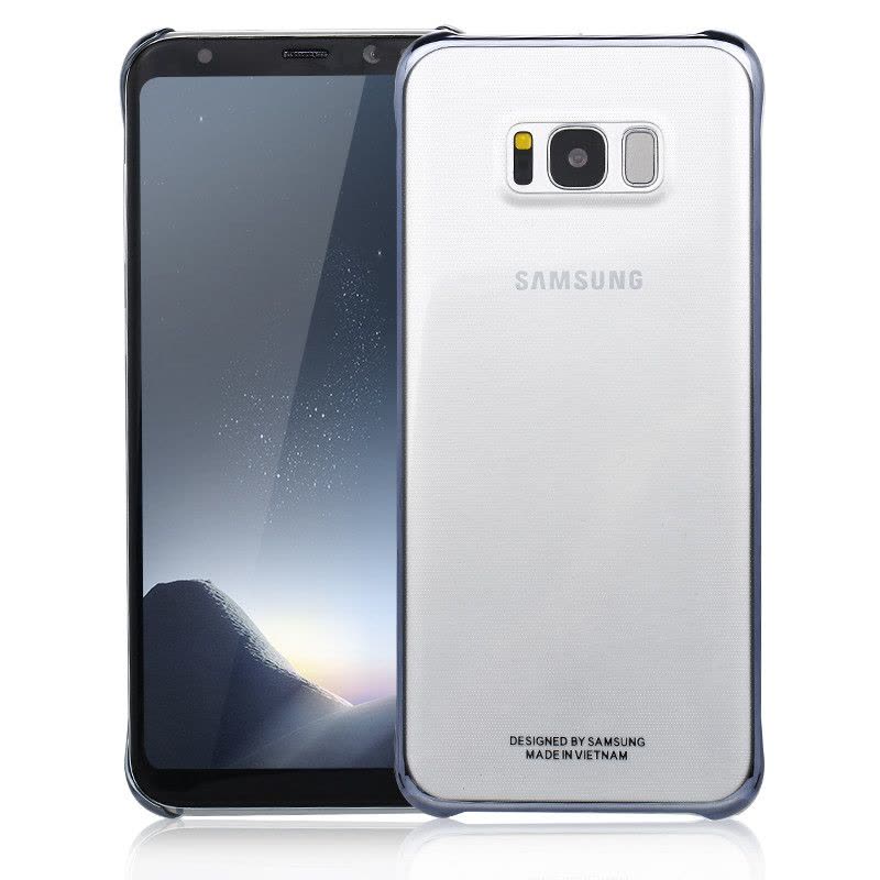 三星s8/s8+原装保护套手机壳电渡壳S8透明后壳S8+曲屏保护壳S8/S8 plus曲屏保护套电镀边框硬壳图片